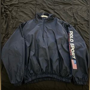 Polo Sport Ralph Lauren Half-Zip Pullover Windbreaker (Blue)